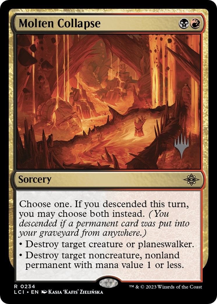 Molten Collapse (Promo Pack) [The Lost Caverns of Ixalan Promos] 