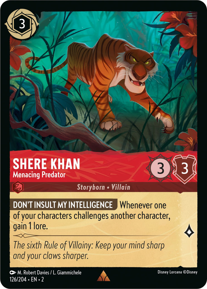 Shere Khan - Menacing Predator (126/204) [Rise of the Floodborn] 