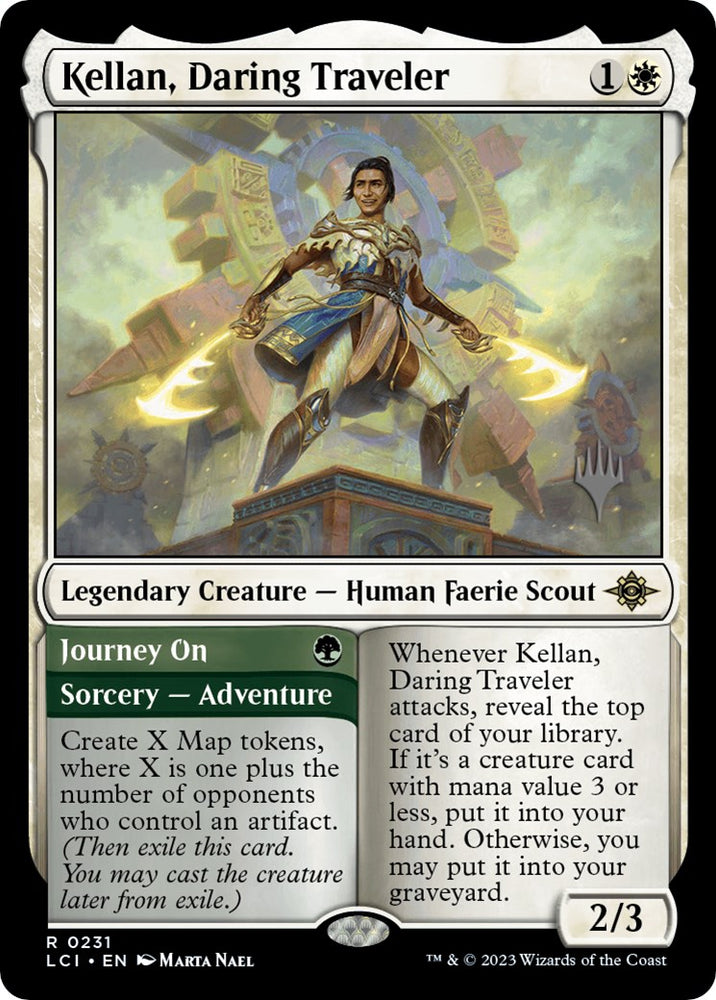 Kellan, Daring Traveler (Promo Pack) [The Lost Caverns of Ixalan Promos] 