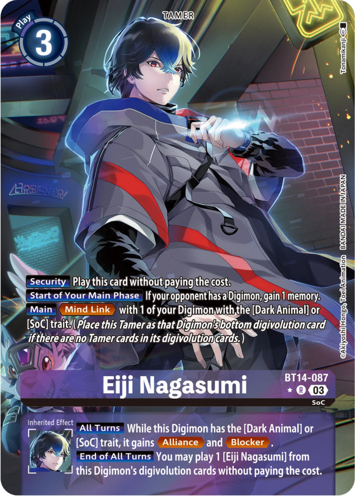 Eiji Nagasumi [BT14-087] (Alternate Art) [Blast Ace] 