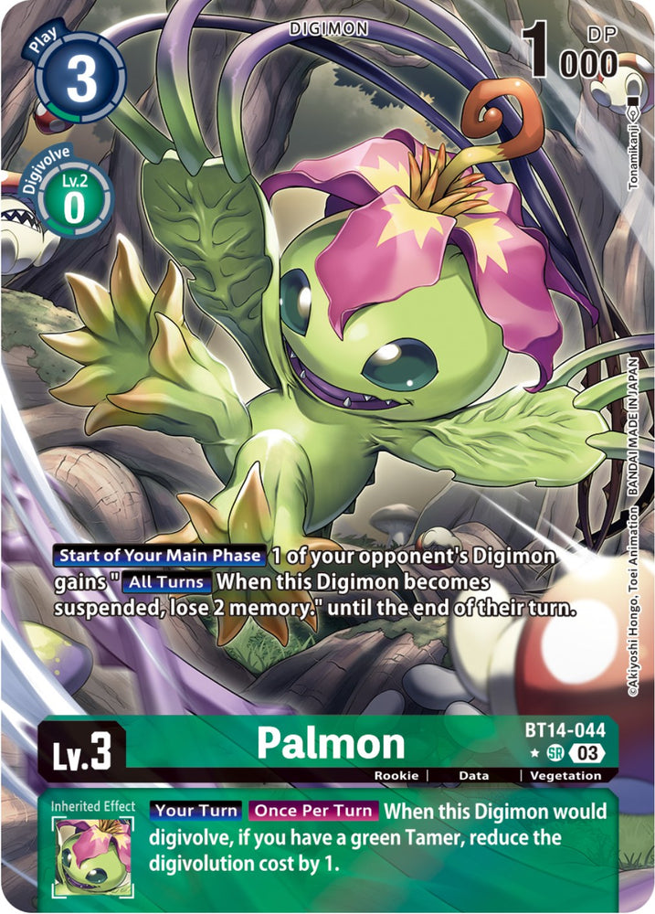 Palmon [BT14-044] (Alternate Art) [Blast Ace] 