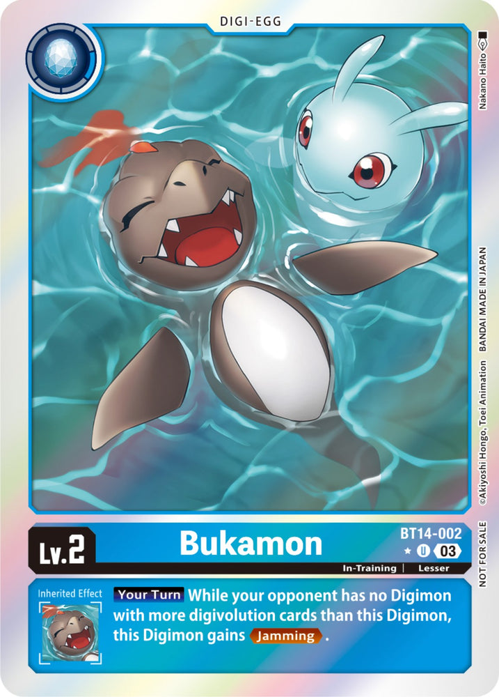 Bukamon [BT14-002] (Blast Ace Box Promotion Pack) [Blast Ace] 