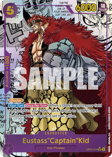 Eustass"Captain"Kid (Alternate Art)(Manga) [Awakening of the New Era] 