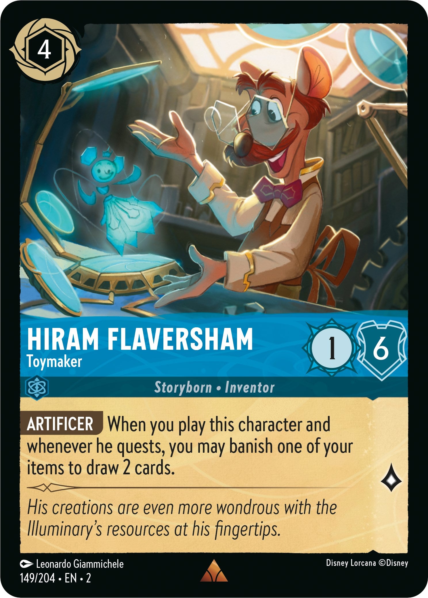 Hiram Flaversham - Toymaker (149/204) [Rise of the Floodborn] 