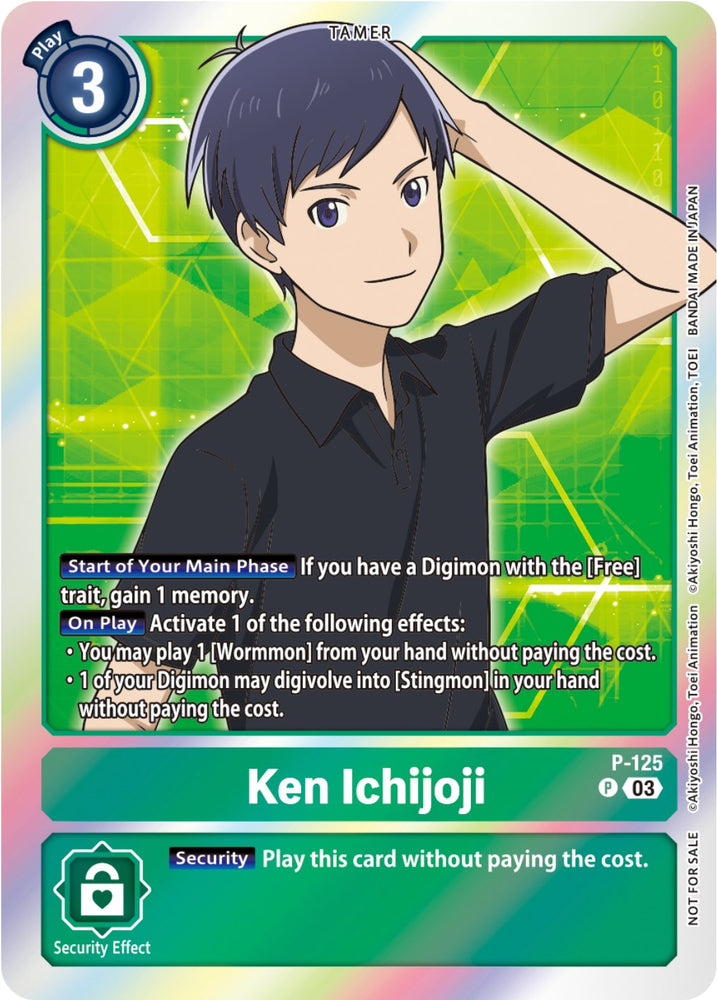 Ken Ichijoji [P-125] (Tamer Party Pack -The Beginning- Ver. 2.0) [Promotional Cards] 