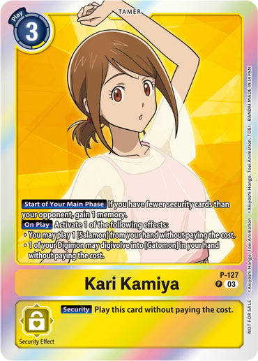 Kari Kamiya [P-127] (Tamer Party Pack -The Beginning- Ver. 2.0) [Promotional Cards] 