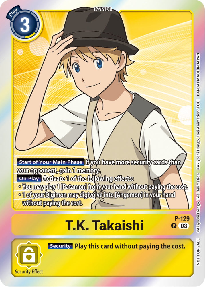 TK Takaishi [P-129] (Tamer Party Pack -The Beginning- Ver. 2.0) [Promotional Cards] 