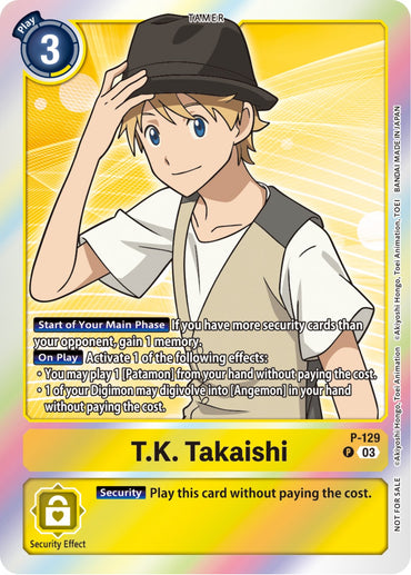 TK Takaishi [P-129] (Tamer Party Pack -The Beginning- Ver. 2.0) [Promotional Cards] 