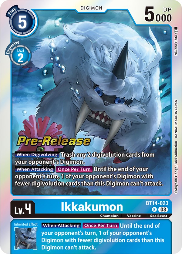 Ikkakumon [BT14-023] [Blast Ace Pre-Release Cards] 