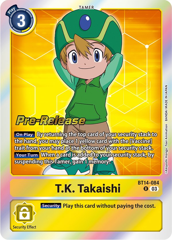 TK Takaishi [BT14-084] [Blast Ace Pre-Release Cards] 