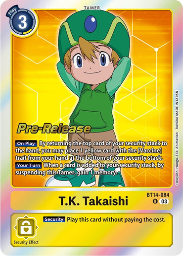 TK Takaishi [BT14-084] [Blast Ace Pre-Release Cards] 