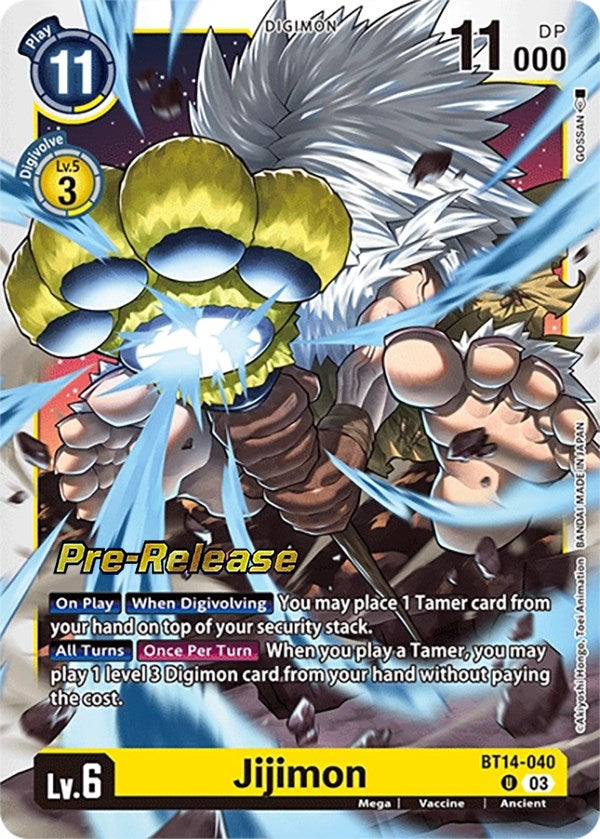 Jijimon [BT14-040] [Blast Ace Pre-Release Cards] 
