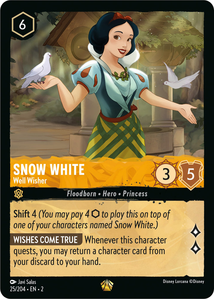 Snow White - Well Wisher (25/204) [Rise of the Floodborn] 