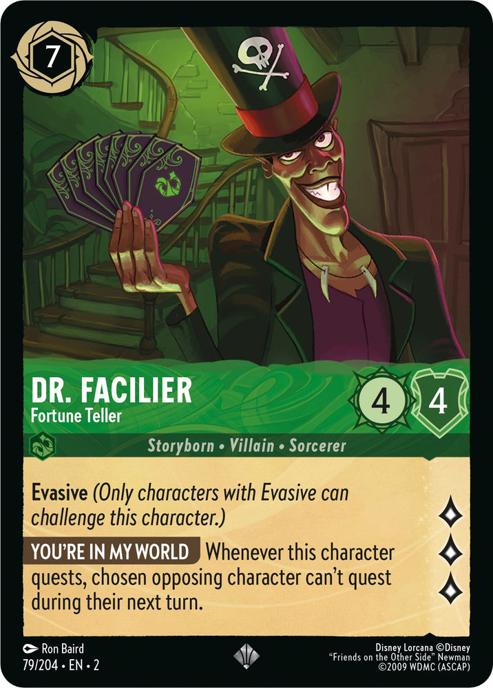 Dr. Facilier - Fortune Teller (79/204) [Rise of the Floodborn] 