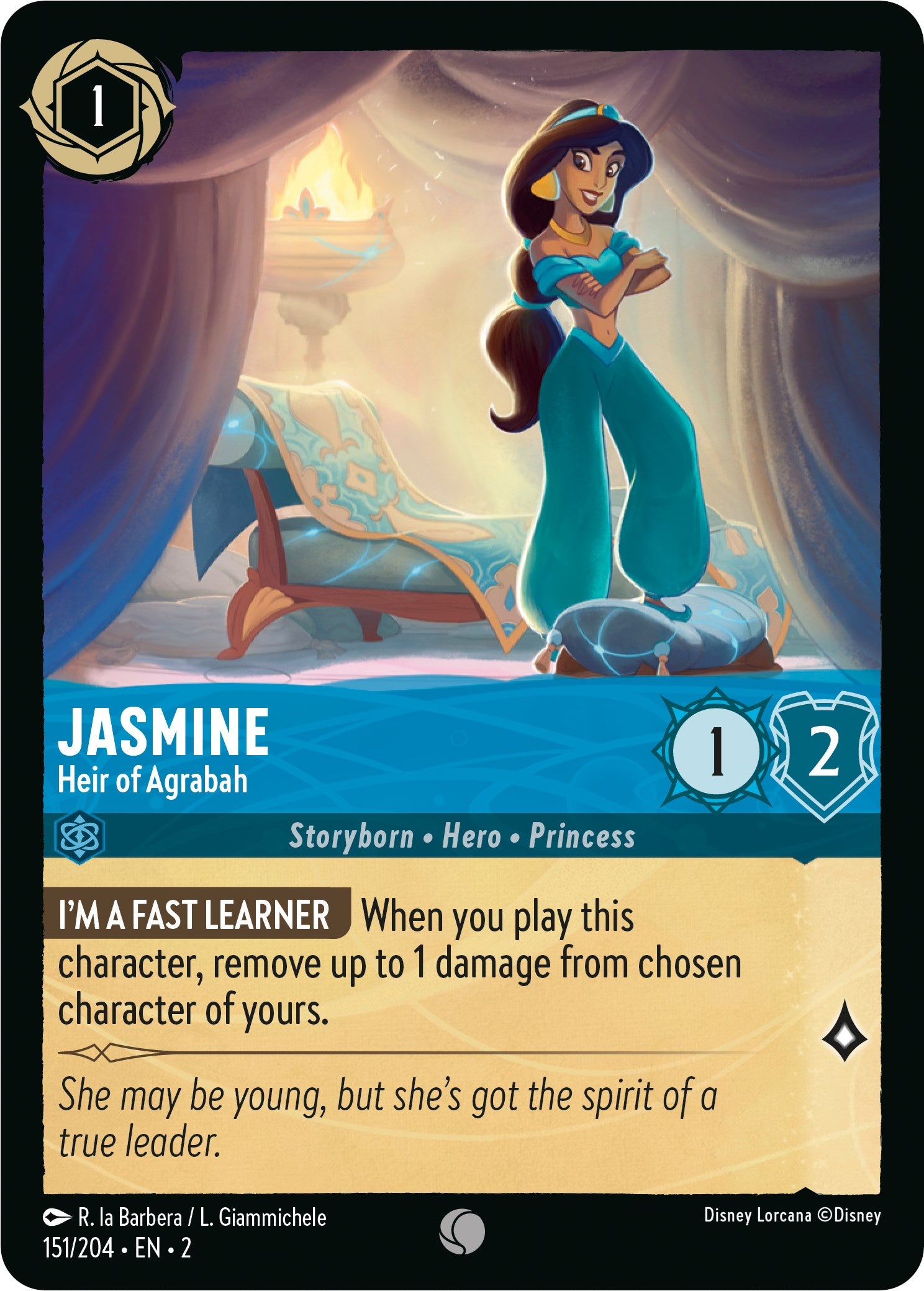 Jasmine - Heir of Agrabah (151/204) [Rise of the Floodborn] 