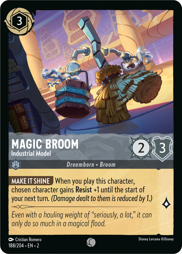 Magic Broom - Industrial Model (188/204) [Rise of the Floodborn] 