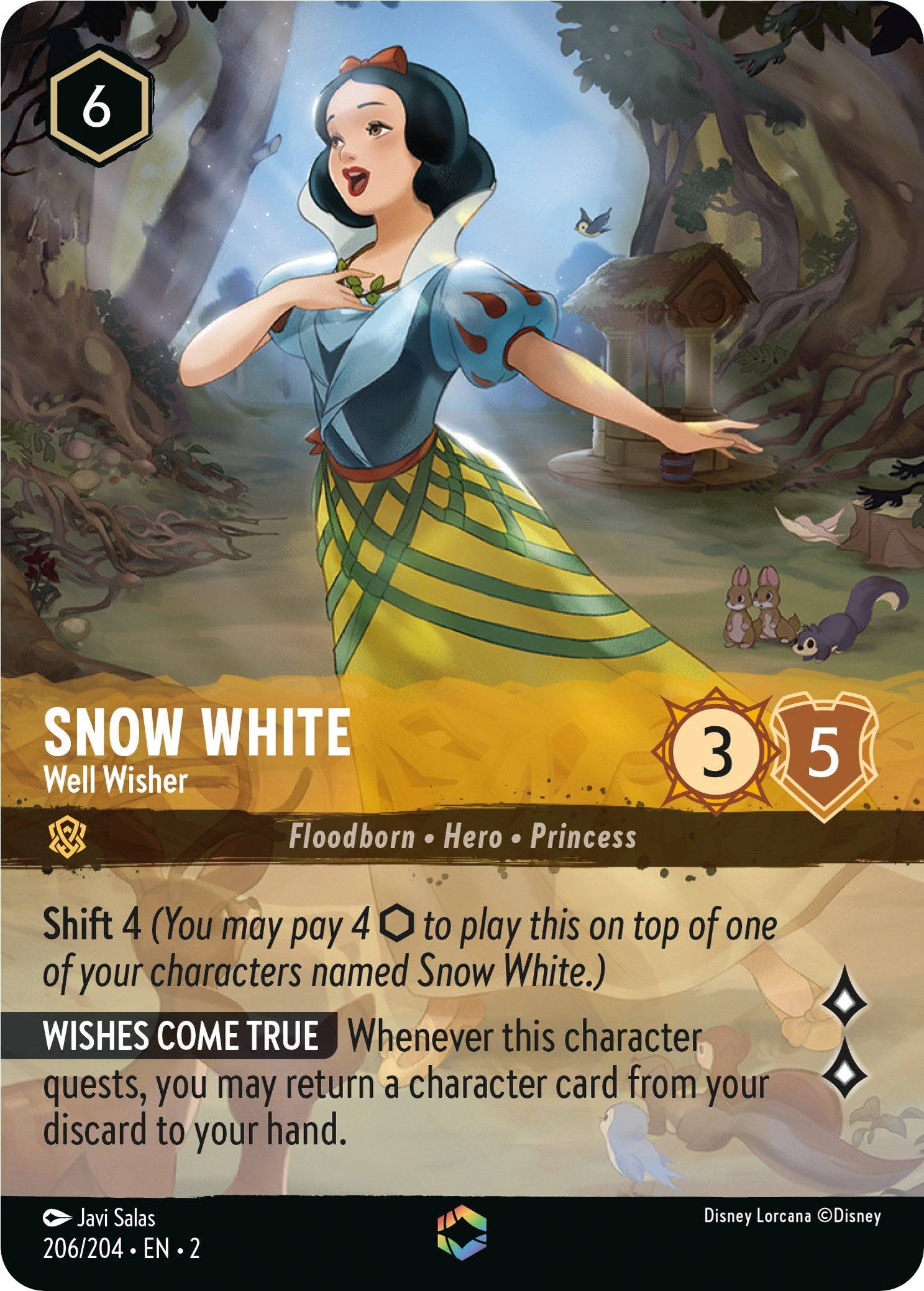 Snow White - Well Wisher (Enchanted) (206/204) [Rise of the Floodborn] 