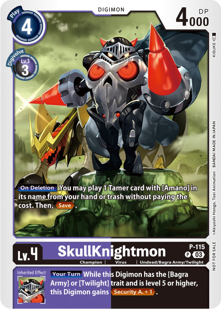SkullKnightmon [P-115] (3rd Anniversary Survey Pack) [Promotional Cards] 