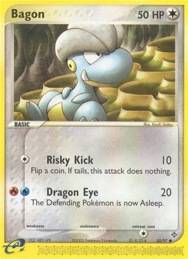 Bagon (50/97) [EX: Dragon] 