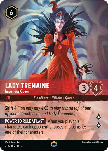 Lady Tremaine - Imperious Queen (Enchanted) (211/204) [Rise of the Floodborn] 