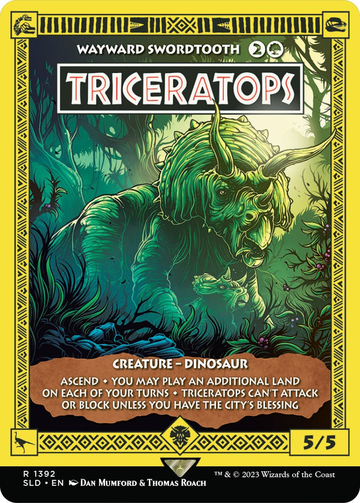 Triceratops - Wayward Swordtooth [Secret Lair Drop Series] 