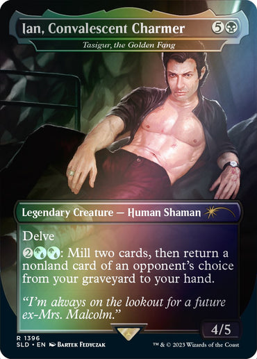 Ian, Convalescent Charmer - Tasigur, the Golden Fang (Rainbow Foil) [Secret Lair Drop Series] 