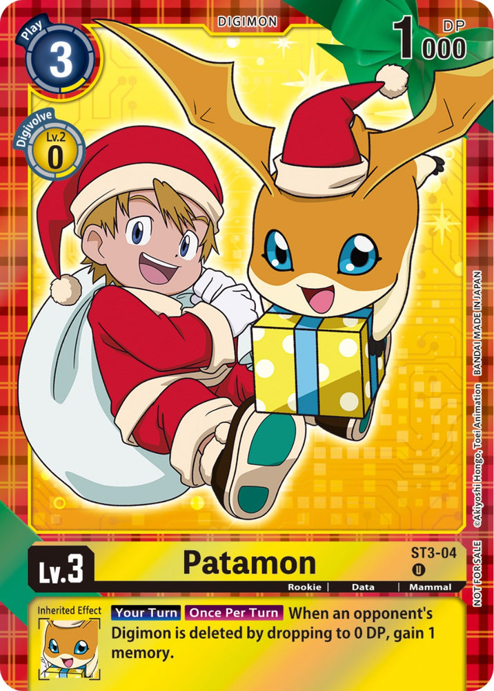 Patamon [ST3-04] (Winter Holiday 2023) [Starter Deck: Heaven's Yellow] 