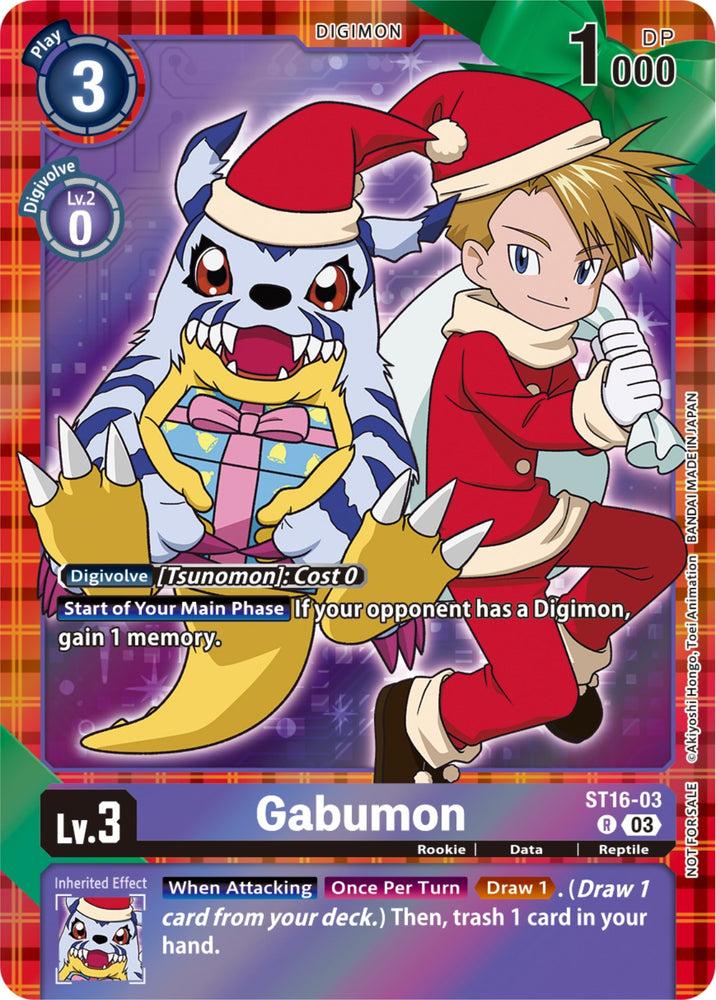 Gabumon [ST16-03] (Winter Holiday 2023) [Starter Deck: Wolf of Friendship] 