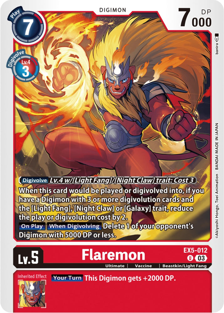 Flaremon [EX5-012] [Animal Colosseum] 