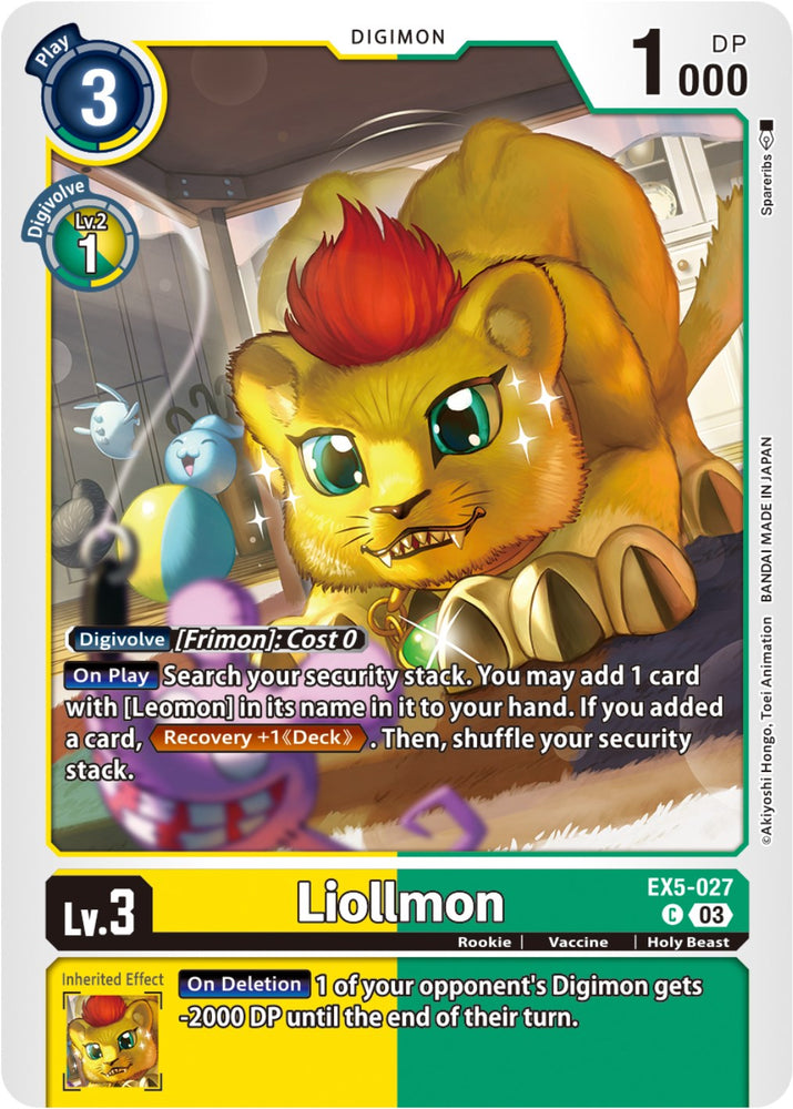 Liollmon [EX5-027] [Animal Colosseum] 