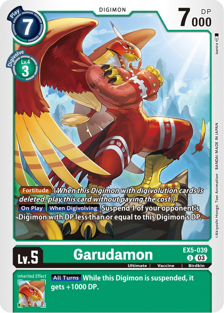 Garudamon [EX5-039] [Animal Colosseum] 