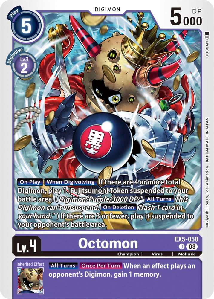 Octomon [EX5-058] [Animal Colosseum] 