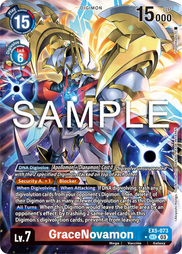 GraceNovamon [EX5-073] (Alternate Art) [Animal Colosseum] 