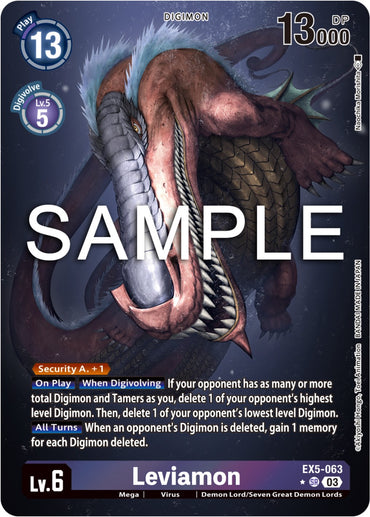 Leviamon [EX5-063] (Alternate Art) [Animal Colosseum] 