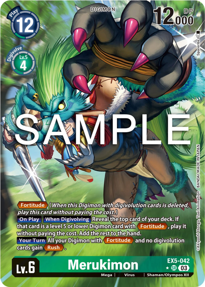 Merukimon [EX5-042] (Alternate Art) [Animal Colosseum] 