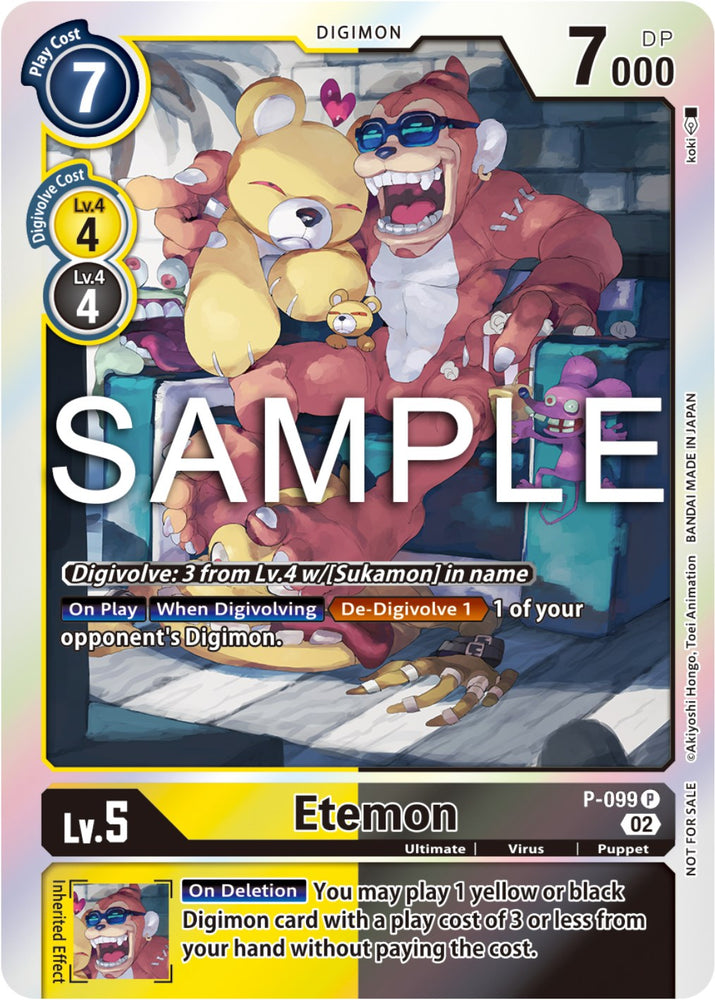 Etemon [P-099] (Limited Card Pack Ver.2) [Promotional Cards] 