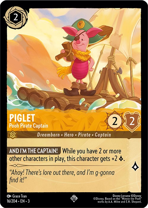 Piglet - Pooh Pirate Captain (16/204) [Into the Inklands] 