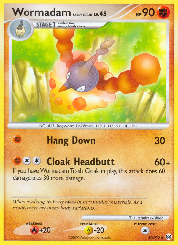 Wormadam Sandy Cloak (50/99) [Platinum: Arceus] 