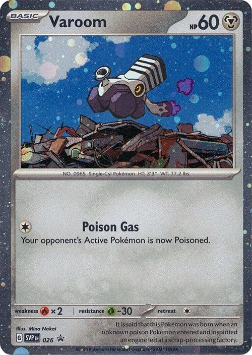 Varoom (026) (Cosmos Holo) [Scarlet &amp; Violet: Black Star Promos] 