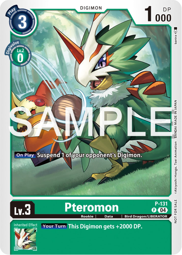 Pteromon [P-131] (Digimon Liberator Promotion Pack) [Promotional Cards] 
