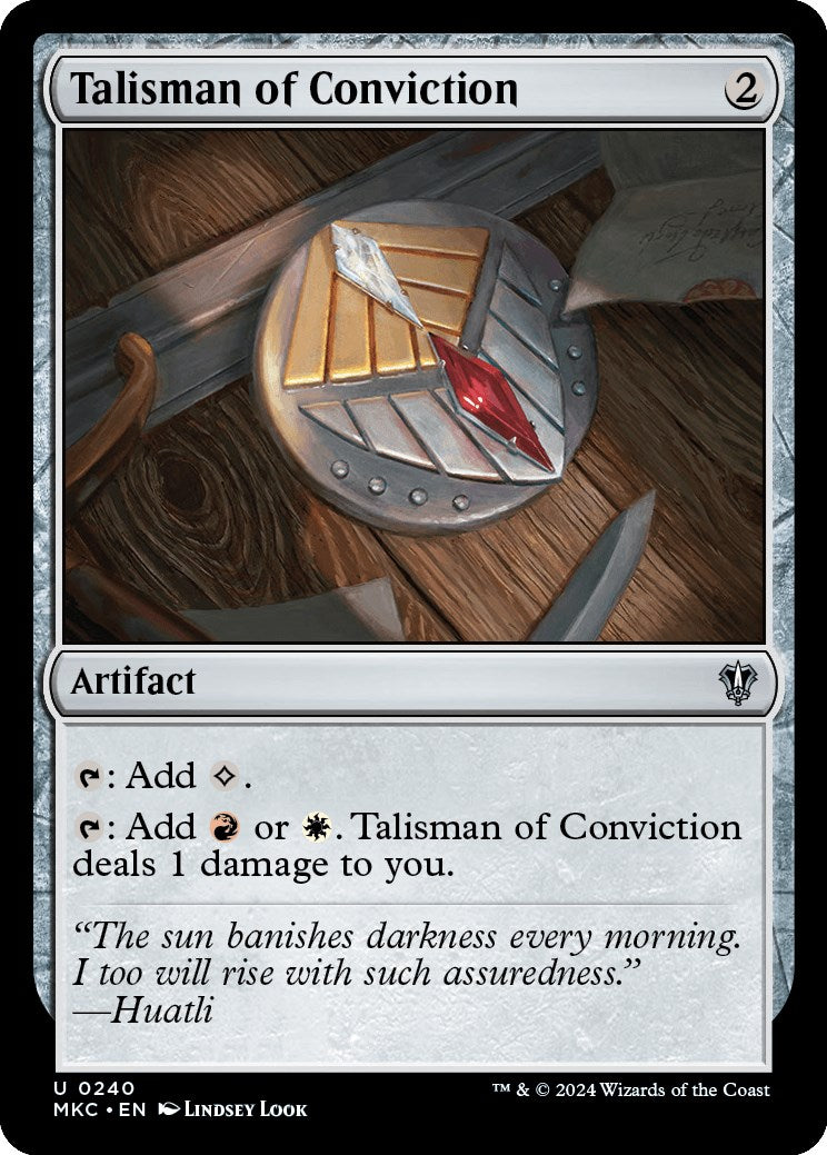 Talisman of Conviction [Murders at Karlov Manor Commander] 