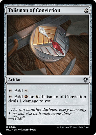 Talisman of Conviction [Murders at Karlov Manor Commander] 