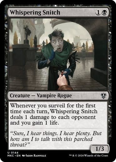 Whispering Snitch [Murders at Karlov Manor Commander] 