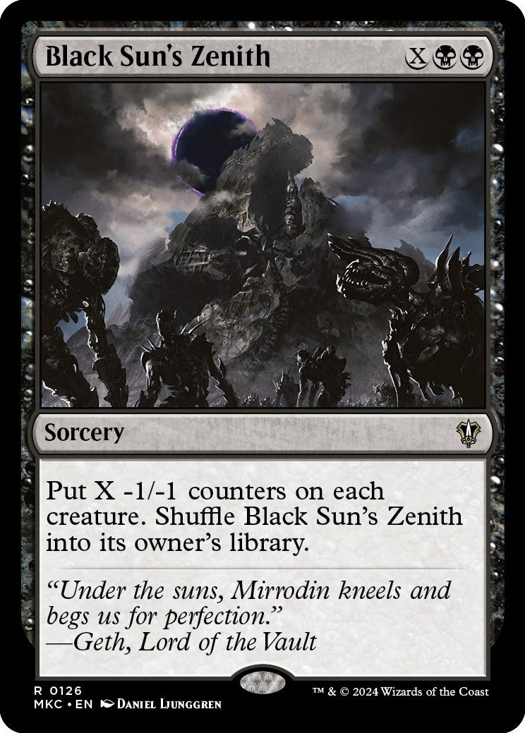 Black Sun's Zenith [Murders at Karlov Manor Commander] 