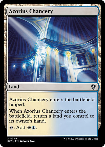 Azorius Chancery [Murders at Karlov Manor Commander] 