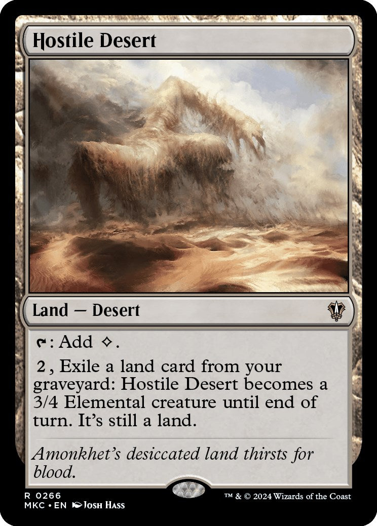 Hostile Desert [Murders at Karlov Manor Commander] 