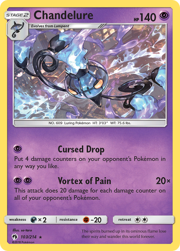 Chandelure (103/214) [Sun &amp; Moon: Lost Thunder] 