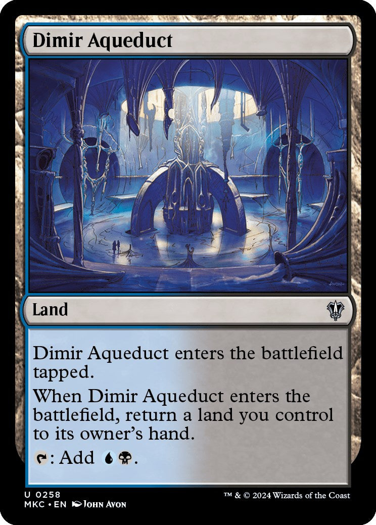 Dimir Aqueduct [Murders at Karlov Manor Commander] 