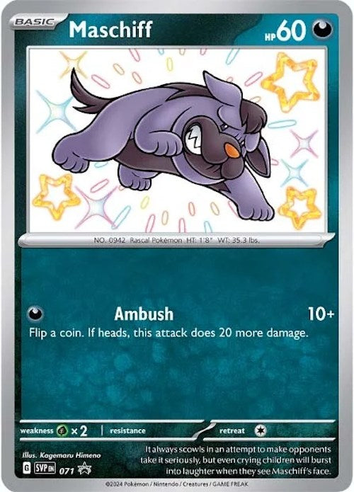 Maschiff (SVP071) [Scarlet &amp; Violet: Black Star Promos] 