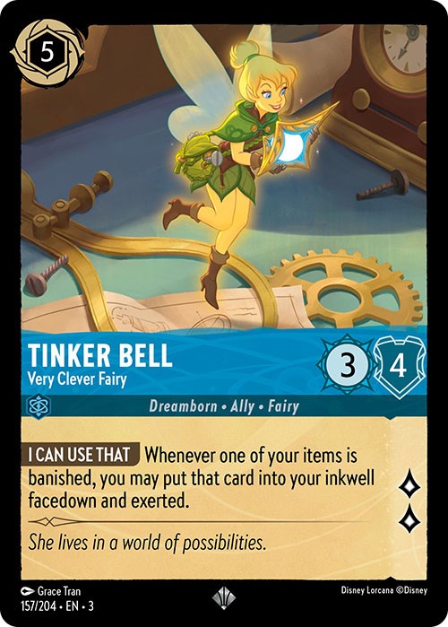 Tinker Bell - Very Clever Fairy (157/204) [Into the Inklands] 